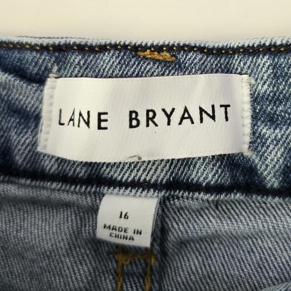 Lane Bryant Signature Fit Mid Rise Boyfriend Jeans Light Wash 16 - Picture 5 of 7